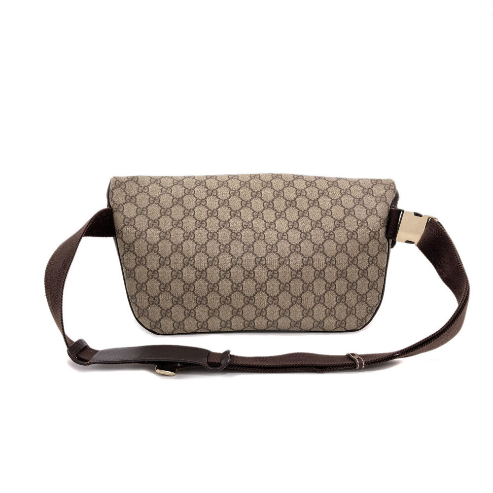Gucci GG Crossbody Bum Body Bag Supreme Belt Black